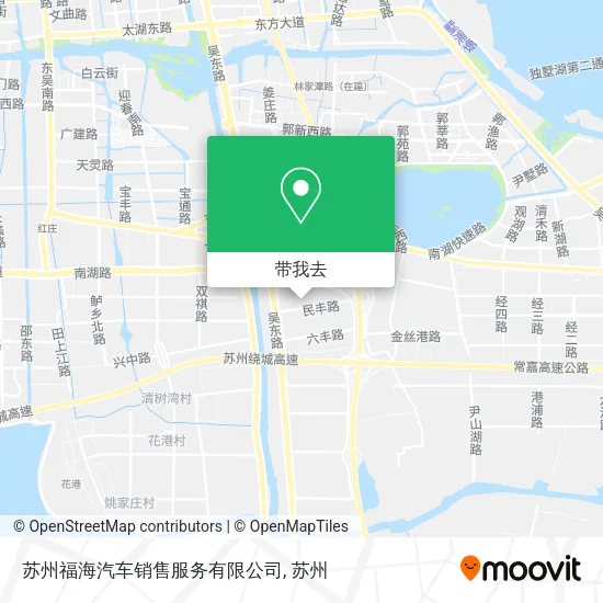 苏州福海汽车销售服务有限公司地图