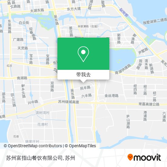 苏州富指山餐饮有限公司地图