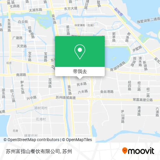 苏州富指山餐饮有限公司地图