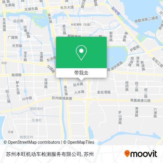 苏州本旺机动车检测服务有限公司地图