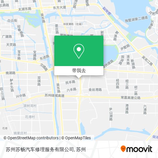 苏州苏畅汽车修理服务有限公司地图