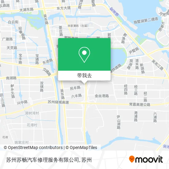 苏州苏畅汽车修理服务有限公司地图