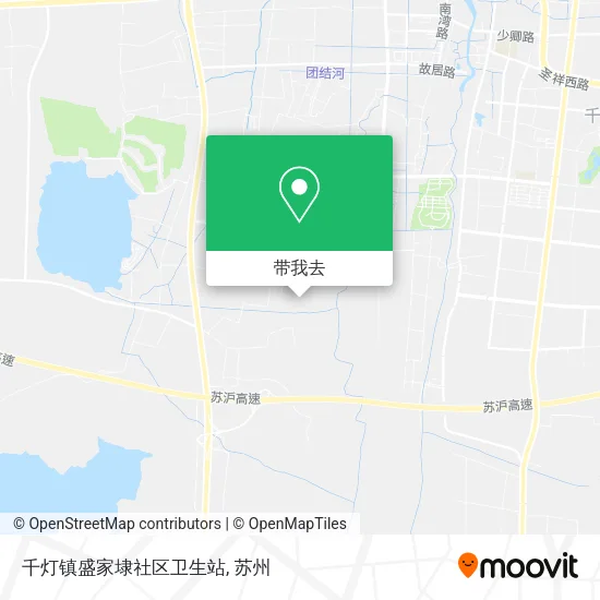 千灯镇盛家埭社区卫生站地图
