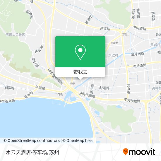 水云天酒店-停车场地图