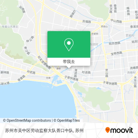 苏州市吴中区劳动监察大队胥口中队地图