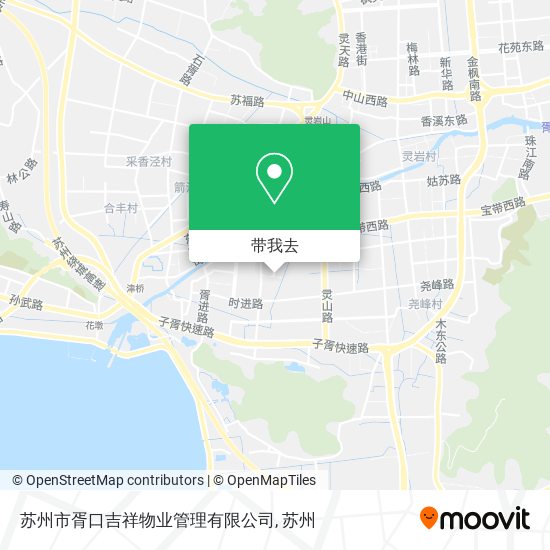 苏州市胥口吉祥物业管理有限公司地图