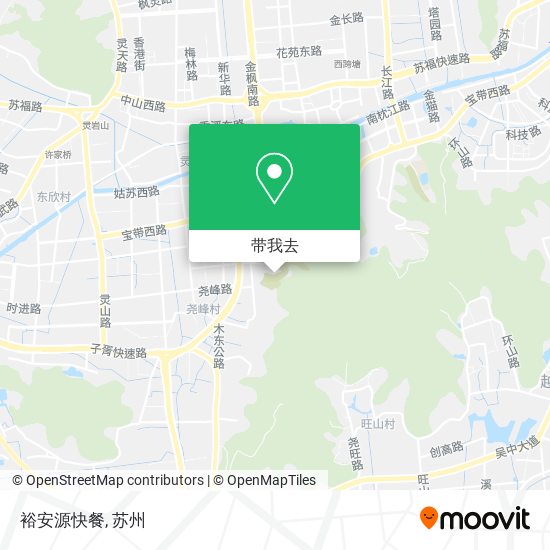 裕安源快餐地图