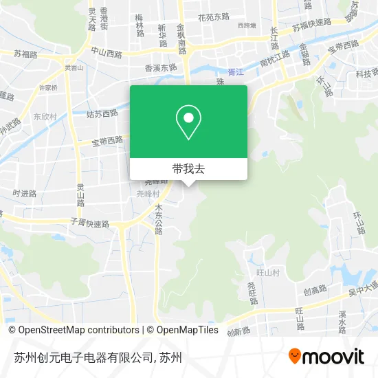 苏州创元电子电器有限公司地图