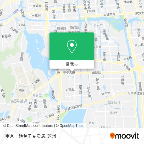 南京一绝包子专卖店地图
