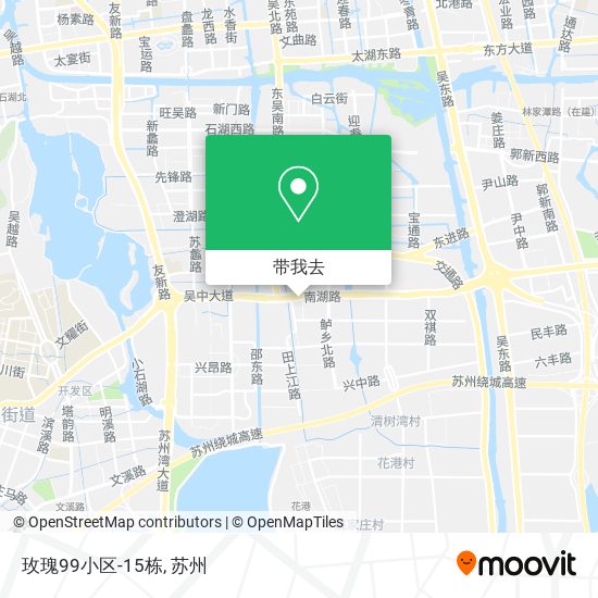 玫瑰99小区-15栋地图