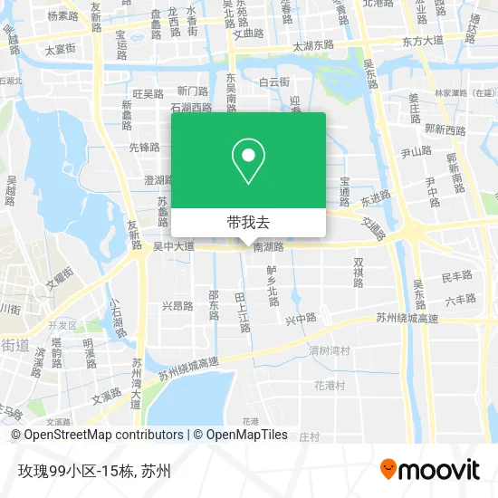 玫瑰99小区-15栋地图