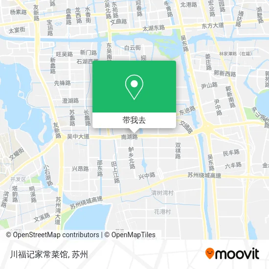 川福记家常菜馆地图