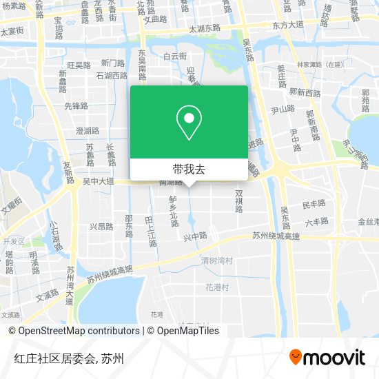 红庄社区居委会地图