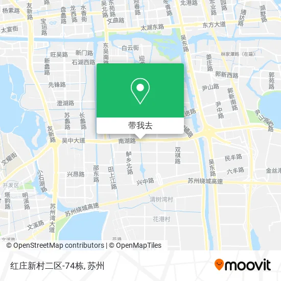 红庄新村二区-74栋地图