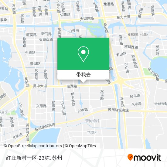 红庄新村一区-23栋地图