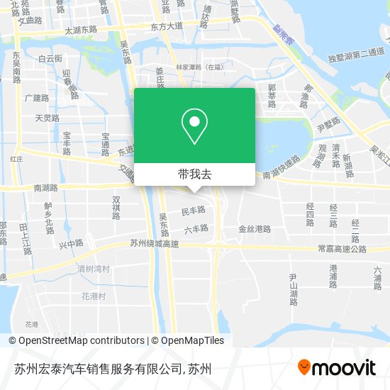 苏州宏泰汽车销售服务有限公司地图