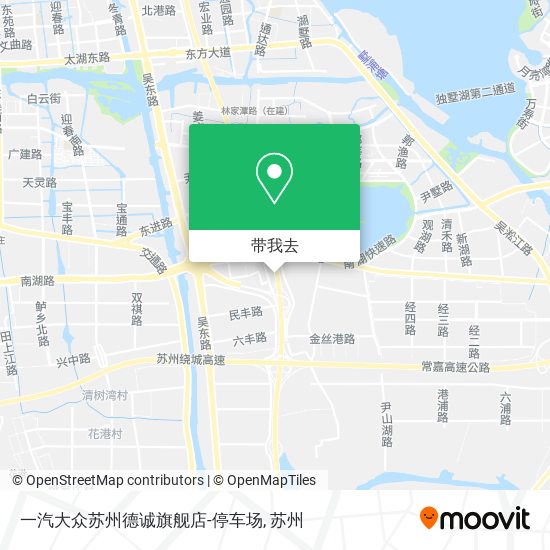 一汽大众苏州德诚旗舰店-停车场地图