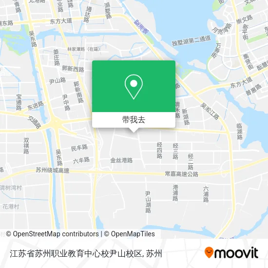 江苏省苏州职业教育中心校尹山校区地图