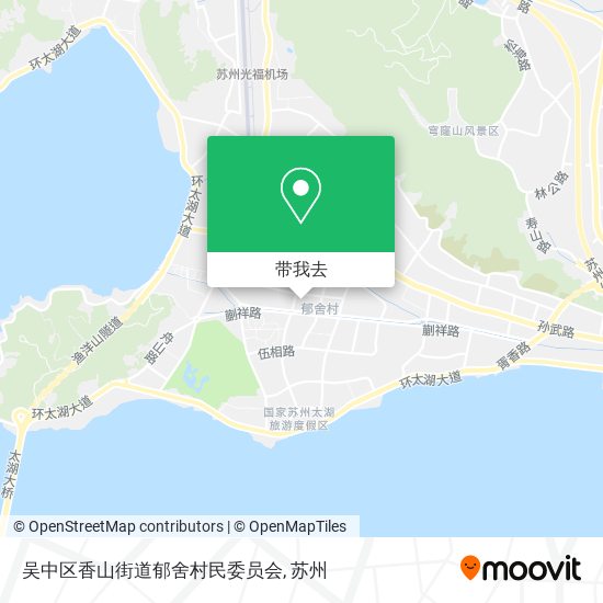 吴中区香山街道郁舍村民委员会地图