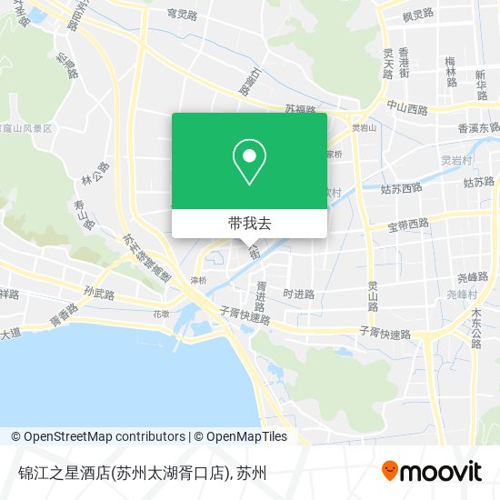 锦江之星酒店(苏州太湖胥口店)地图