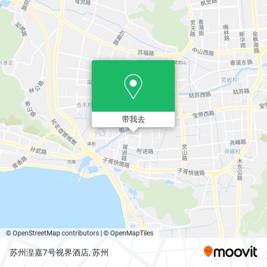 苏州湟嘉7号视界酒店地图