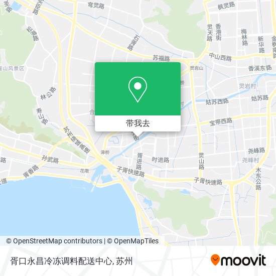 胥口永昌冷冻调料配送中心地图