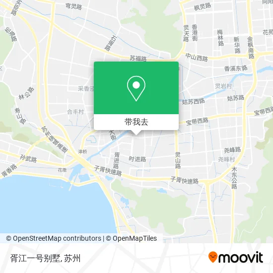 胥江一号别墅地图