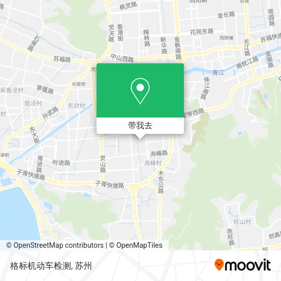格标机动车检测地图