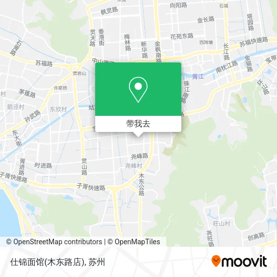 仕锦面馆(木东路店)地图