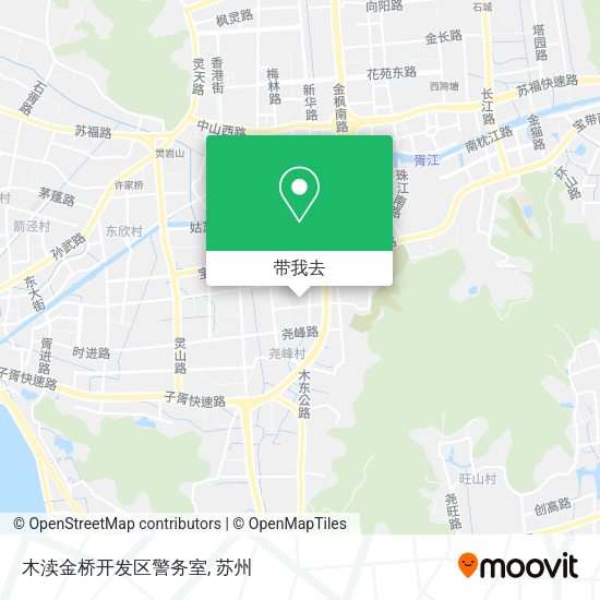 木渎金桥开发区警务室地图
