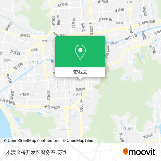 木渎金桥开发区警务室地图
