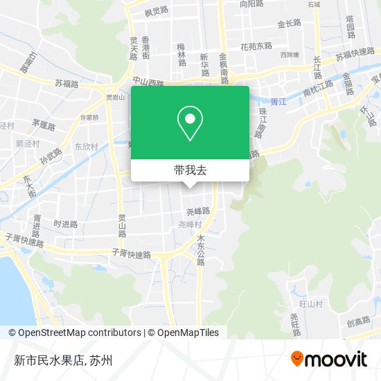 新市民水果店地图