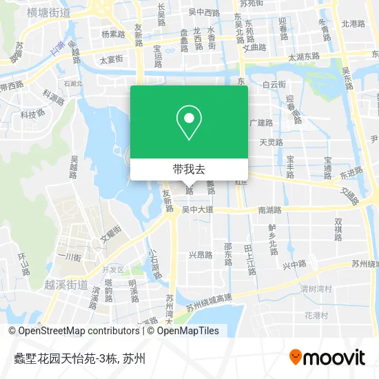 蠡墅花园天怡苑-3栋地图