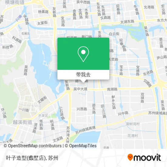 叶子造型(蠡墅店)地图
