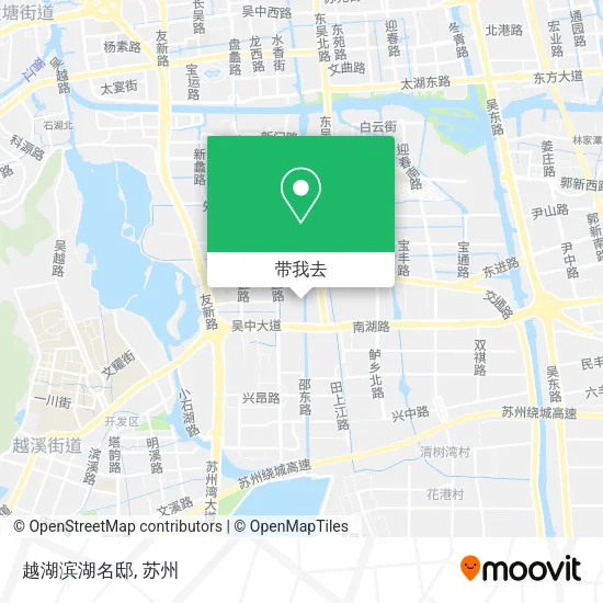 越湖滨湖名邸地图