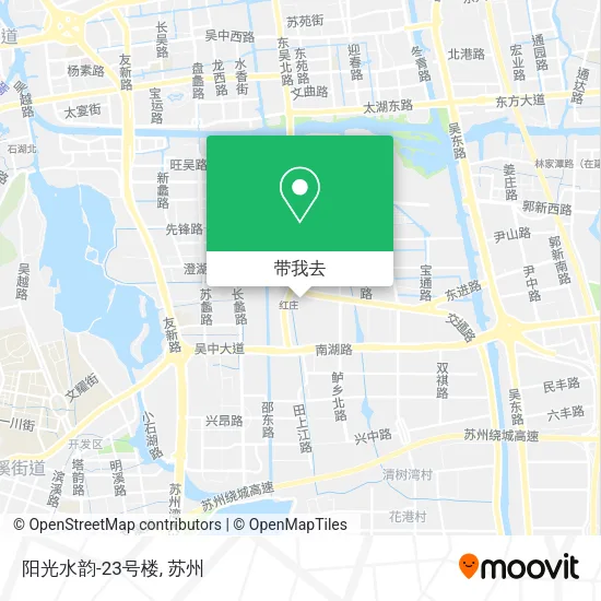 阳光水韵-23号楼地图