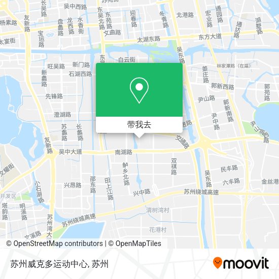 苏州威克多运动中心地图