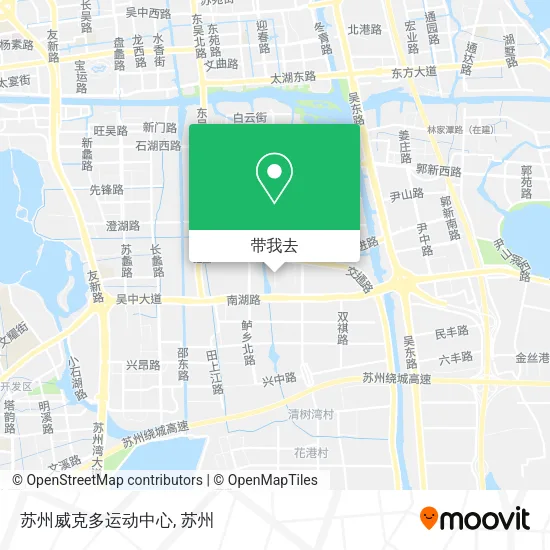 苏州威克多运动中心地图