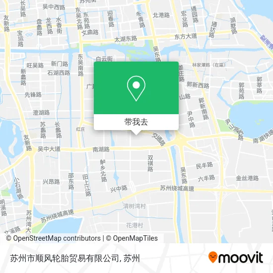 苏州市顺风轮胎贸易有限公司地图