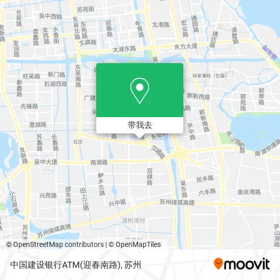 中国建设银行ATM(迎春南路)地图
