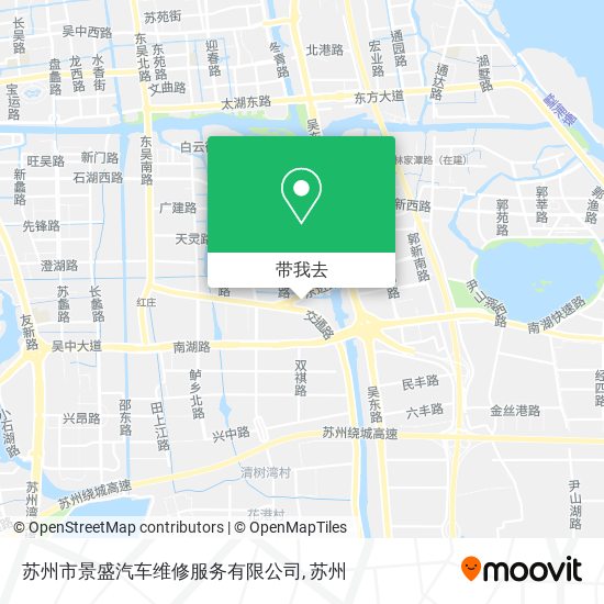 苏州市景盛汽车维修服务有限公司地图