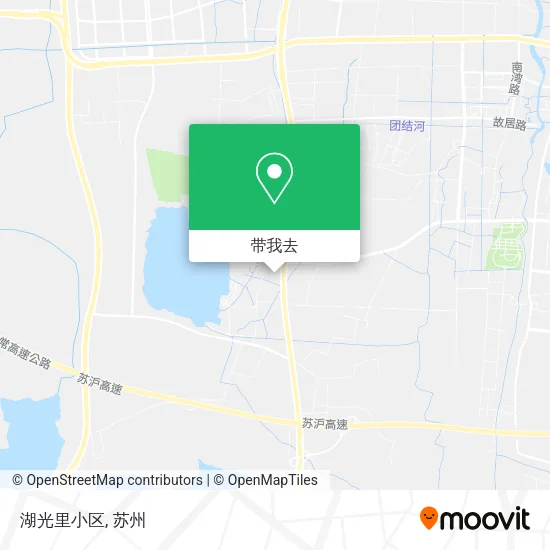 湖光里小区地图
