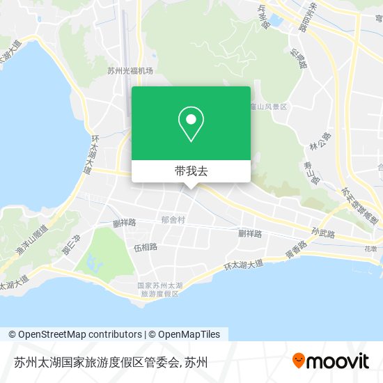 苏州太湖国家旅游度假区管委会地图