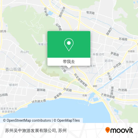 苏州吴中旅游发展有限公司地图