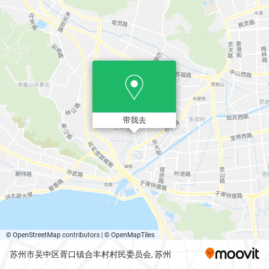 苏州市吴中区胥口镇合丰村村民委员会地图