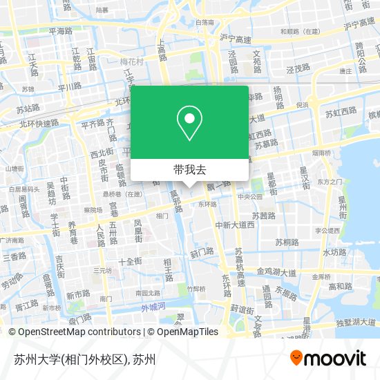苏州大学(相门外校区)地图