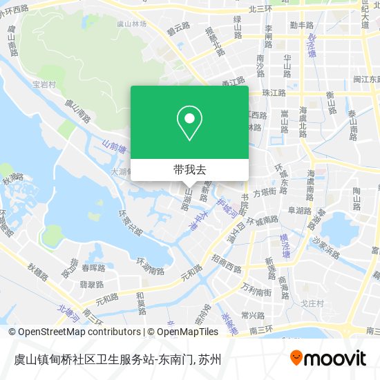 虞山镇甸桥社区卫生服务站-东南门地图