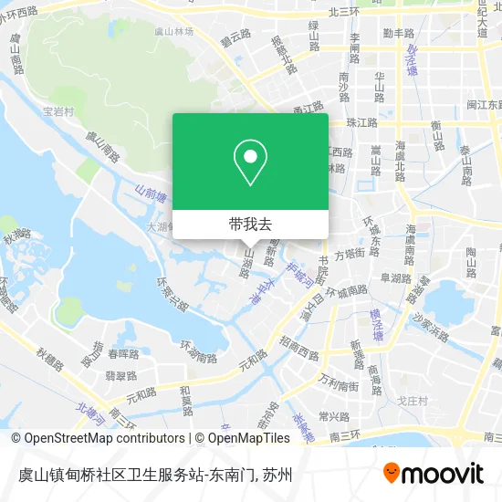 虞山镇甸桥社区卫生服务站-东南门地图