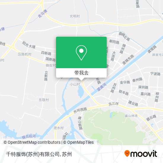 千特服饰(苏州)有限公司地图