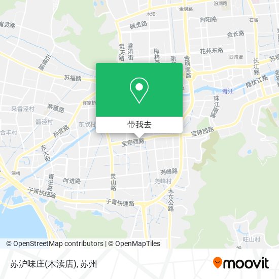 苏沪味庄(木渎店)地图